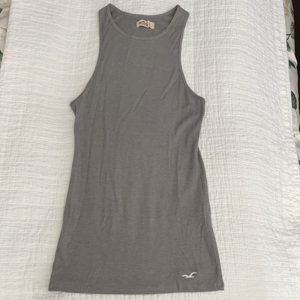 Hollister High Neck Racer Back Tank Top